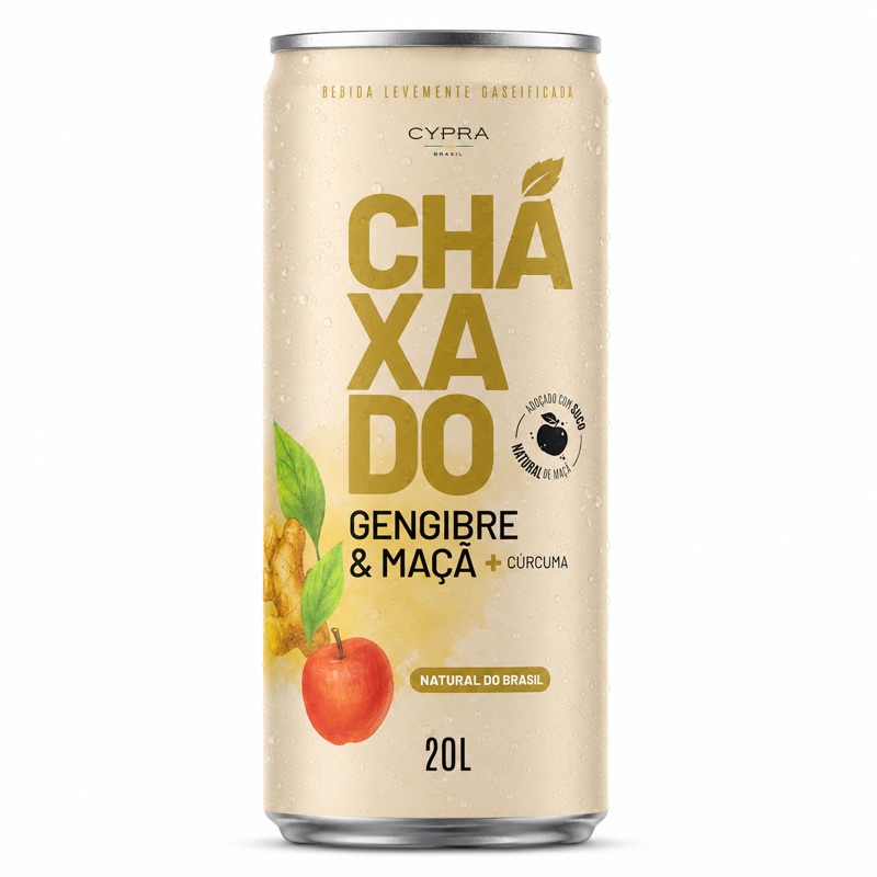 Chaxado Gengibre & Maçã em lata 269ml